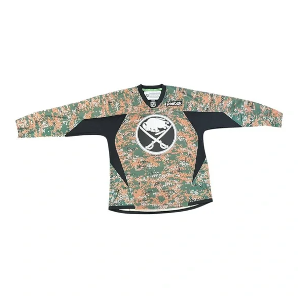Yeet Sabres Shirts NHL Reebok Buffalo Sabres 2014 Military Digital